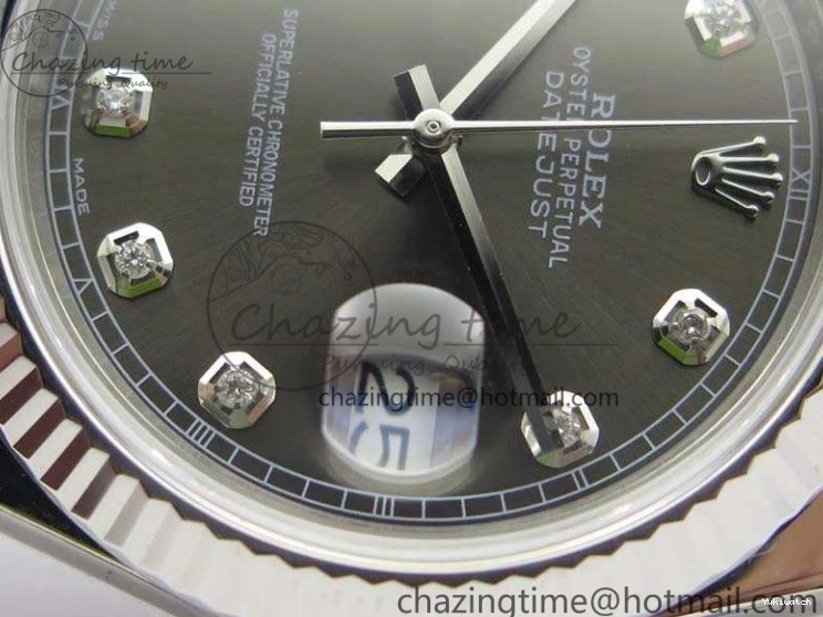 228238 Bracelet Noob Diamond Dial Edition Jubilee Best A3235 1:1 SS DateJust Gray On 0324